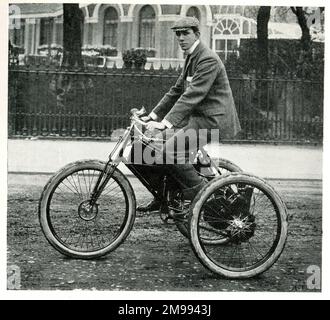 Frührennen: Charles Jarrott im Rennen Paris-Bordeaux. Stockfoto