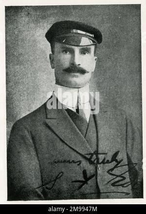 Selwyn Francis Edge (1868-1940), in Australien geborener britischer Geschäftsmann, Rennfahrer, Radfahrer und Rekordbrecher. Stockfoto