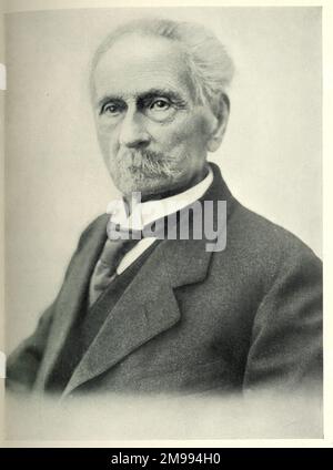 Karl Benz (1844-1929), deutscher Motorenentwickler und Ingenieur. Stockfoto