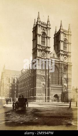 West Tower, Westminster Abbey, London. Stockfoto