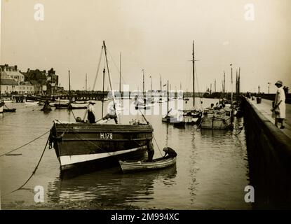 Bridlington Harbour, North Yorkshire. Stockfoto