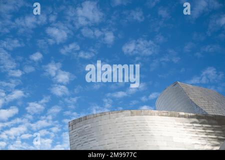 Detail des Guggenheim Bilbao von Frank Gehry Stockfoto