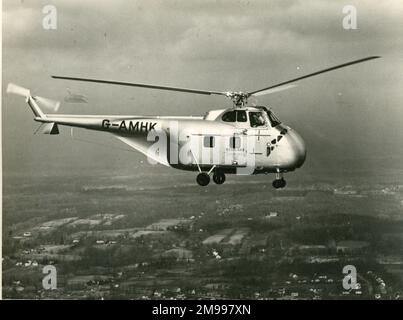 Sikorsky S-55, G-AMHK, wurde im Januar 1951 zur Verwendung als Demonstrationsmittel in Westland registriert. Stockfoto