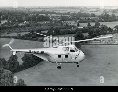 Sikorsky S-55, G-AMHK, wurde im Januar 1951 zur Verwendung als Demonstrationsmittel in Westland registriert. Stockfoto