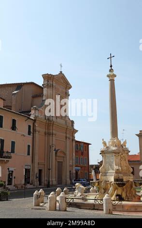 Etruskisches Tarquinia, Viterbo, Latium, Italien Stockfoto