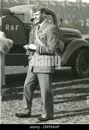 HM, König George VI. In RAF-Uniform. Stockfoto