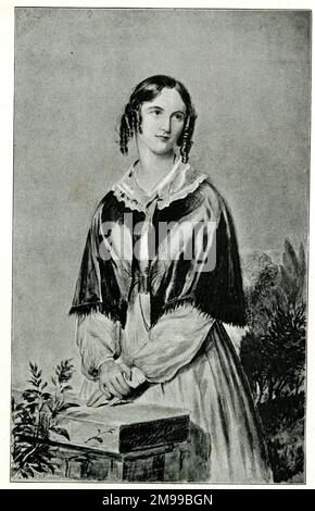 Charlotte Mary Yonge (1823-1901), englische Schriftstellerin, Mitglied der Oxford-Bewegung. Stockfoto