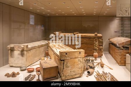 Grab des Unbekannten - Ägyptisches Museum Turin, Piemont Region, Italien - Europa Stockfoto