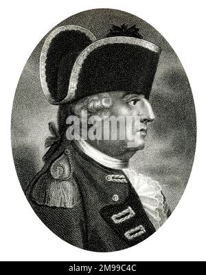 George Augustus Eliott, Lord und 1. Baron von Heathfield (1717-1790), britischer Armeeoffizier. Stockfoto