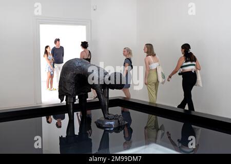 Simone Leighs Kunstausstellung auf dem amerikanischen Pavillon der Biennale Art in Venedig Stockfoto