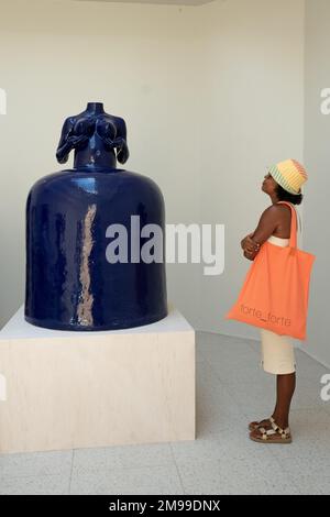 Simone Leighs Kunstausstellung auf dem amerikanischen Pavillon der Biennale Art in Venedig Stockfoto