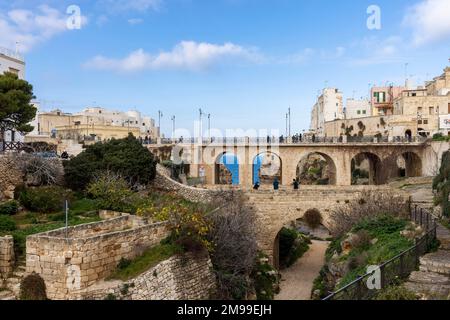 Reisefotografie, Polignano, Apulien, italien Stockfoto