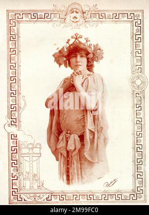 Sarah Bernhardt, französische Schauspielerin. Stockfoto
