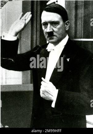 Adolf Hitler, Deutscher Kanzler. Stockfoto