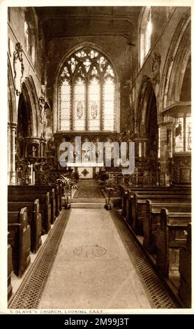 St. Olave's Church, Hart Street, City of London (Blick nach Osten). Stockfoto