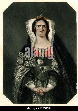 Lady Macbeth von A E Chalon, RA (aus Shakespeares Stück). Stockfoto