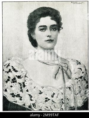 Ethel Brilliana Tweedie (1862-1940), englischer Schriftsteller, Fotograf und Illustrator. Sie schrieb unter dem Namen Mrs. Alec Tweedie. Stockfoto