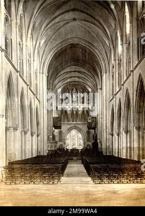 Innere, St. Patrick's Cathedral, Dublin, Irland. Stockfoto