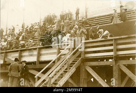 4. Gordon-Bennett-Trophäe, Earl of Dudley auf dem Aussichtsstand. Stockfoto