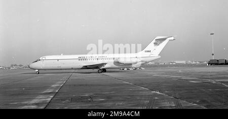 United States Air Force McDonnell Douglas VC-9-C 71-0882 (msn 47541 / Linie Number669), erstmals am 7. Juli 1972 geflogen und von der USAF neu betrieben. Verschrottet von New Phoenix Metals in Tuscon Arizona am 1. Dezember 2010 Stockfoto