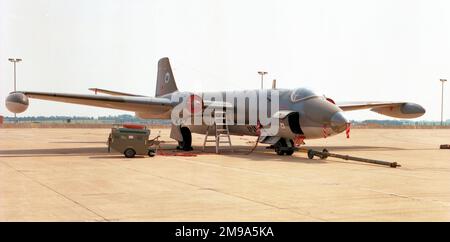 Royal Air Force - English Electric Canberra Pr.7 WT507 von No.39 Staffel bei RAF Marham Stockfoto