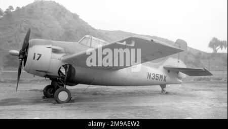 General Motors FM-2 Wildcat N35KX (msn 5626) später N35M, dann N86572, jetzt lufttüchtig mit dem Warhawk Air Museum, Nampa, ID Stockfoto