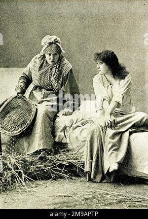 Sarah Bernhardt, französische Schauspielerin, als Pauline Blanchard Stockfoto