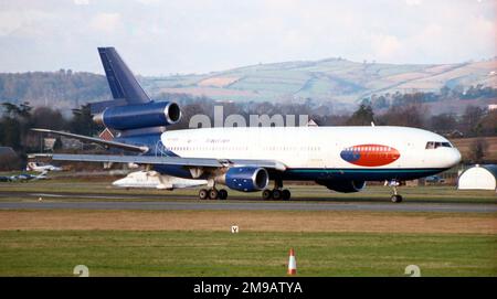 McDonnell Douglas DC-10-10 G-TAOS (msn 47832) von MyTravel Airways. Stockfoto