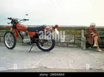 Kawasaki KL 250 Motorrad Stockfoto