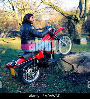 Kawasaki KL 250 Motorrad Stockfoto