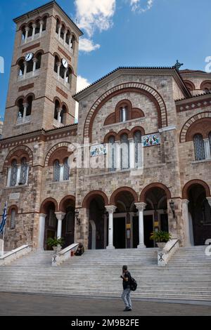 Kirche von Ieros Naos Agia Triada (Heilige Dreifaltigkeitskirche), Piräus, Athen, Griechenland Stockfoto