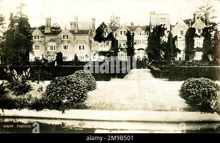 Great Fosters, Egham, Surrey, ein Tudor-Herrensitz, jetzt ein Hotel Stockfoto