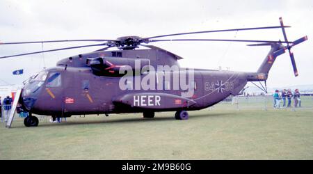 Heeresflieger - VFW-Sikorsky CH-53G 84+98 (msn V65-096, Modell S-65C-1), Heeresfliegerregiment 15, auf der Middle Wallop Air Show am 28. Juli 1979. (Heeresflieger - Deutsche Armee Luftfahrt). Stockfoto