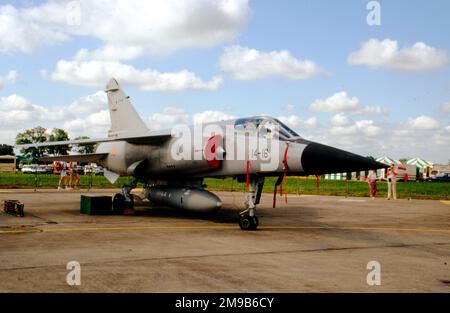 Ejercito del Aire - Dassault Mirage F.1CE C.14-16 (msn ?), Escuadron 141 „Patanes“, Ala de Caza 14, auf der RAF Fairford am 20. Juli 1991. (Ejercito del Aire - Spanische Luftwaffe) Stockfoto