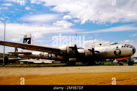 Boeing B-29 Superfortress, ausgestellt im Pima Air and Space Museum, Tucson, AZ, Stockfoto