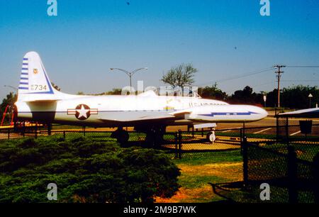 Lockheed T-33A-1-LO 52-9734 (MSN 580-7959), Hampton Air Power Park, Hampton, VA. Stockfoto