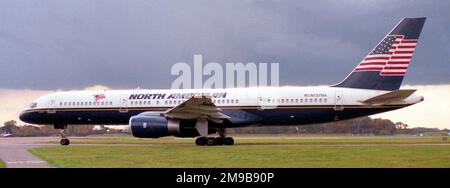 Boeing 757-23A N757NA (msn 24567), nordamerikanisch. Stockfoto