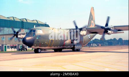 Hellenic Air Force - Lockheed C-130H 750 (MSN 4729, ex 75-0547), RAF Coltishall. Stockfoto