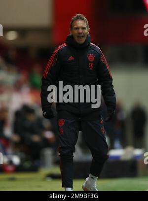 Julian Nagelsmann Trainer Trainer Trainer vom FC Bayern München FC Bayern MŸnchen vs Red Bull Salzburg Fussball Bundesliga Saison 2022/23 Testspiel 13.01.2023 FC Bayern München Campus © dibilderwelt / Alamy Stock Stockfoto