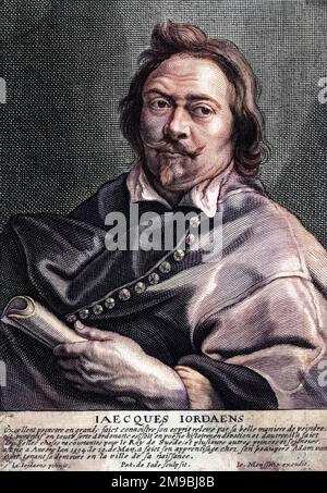 JACOB JORDAENS Flämischer Künstler Stockfoto