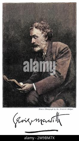 George Meredith (1828 - 1909), englischer Schriftsteller und Dichter. Stockfoto