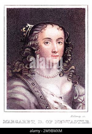 MARGARET CAVENDISH (Nee Lucas) herzogin von NEWCASTLE zweite Ehefrau von William, erster Herzog. Stockfoto