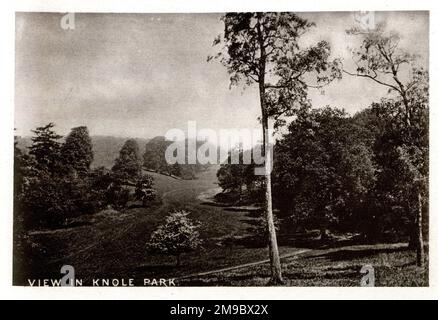 Blick in Knole Park, Kent Stockfoto