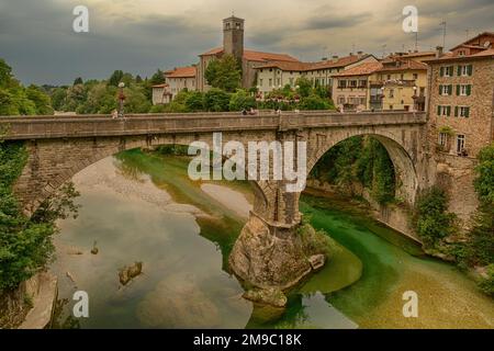 Ponte del Diavolo, die Teufelsbrücke Stockfoto