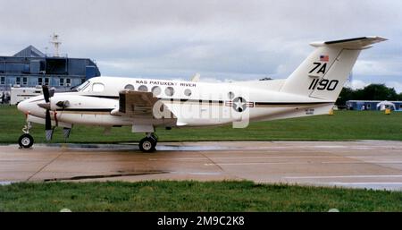 United States Navy - Beechcraft UC-12B 161190 (msn BJ-6). Stockfoto