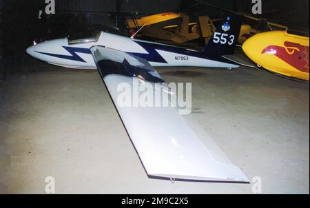 United States Air Force - Schweizer SGS 1-26E N17953 (msn 553) der USAF Flight Academy in Colorado Springs. Stockfoto