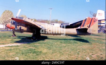 Grumman OV-1C Mohawk 60-3747 (MSN 3C, ex US Navy 603747), ausgestellt im 1. Cavalry Museum, Ft. Haube, TX Stockfoto