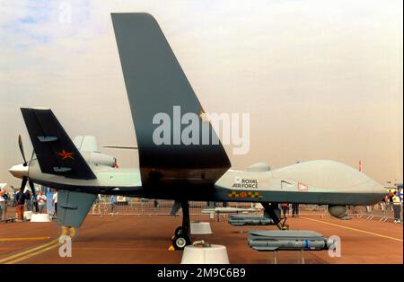 Royal Air Force - General Atomics RQ-9A Reaper der Geschwader Nr. 39. Stockfoto