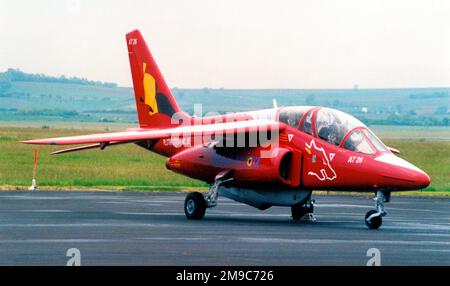 Force Aerienne Belge - Dassault/Dornier Alpha Jet 1B AT26 (msn B26-1117). (Force Aerienne Belge - Belgische Luftwaffe). Stockfoto