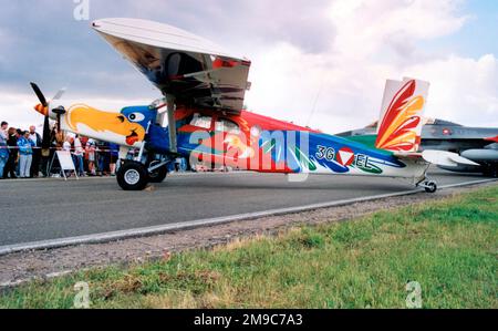 Osterreichische Luftstreitkrafte - Pilatus PC-6/B2-H2 Turbo Porter 3G-EL (msn 777). Osterreichische Luftstreitkrafte Stockfoto